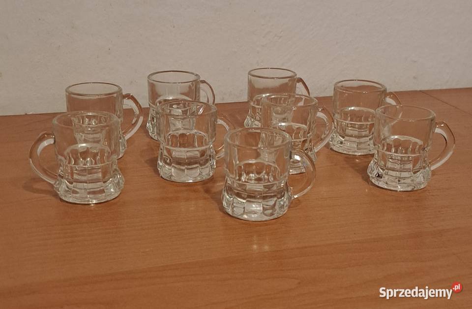 kieliszki kufelki szklane na wódkę likier mazowieckie Warszawa