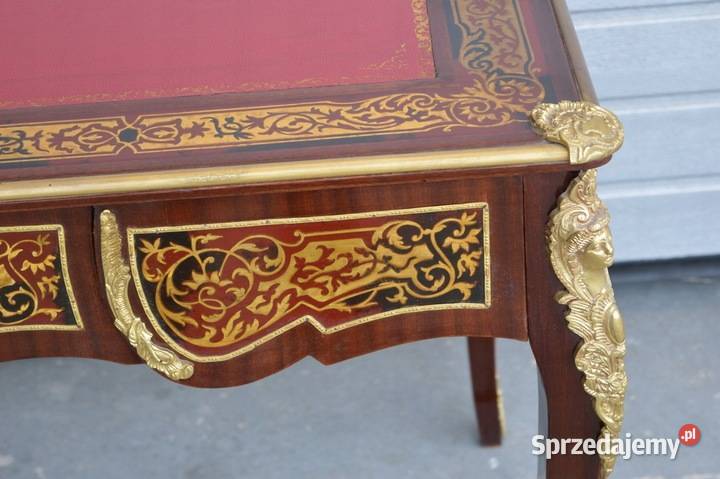 BIURKO BOULLE INSTARSJE Z BRĄZU stół 1 HIT Kraków