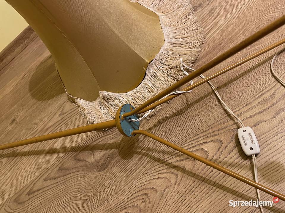Lampa podłogowa PRL prof Apolinary Gałecki Kołobrzeg
