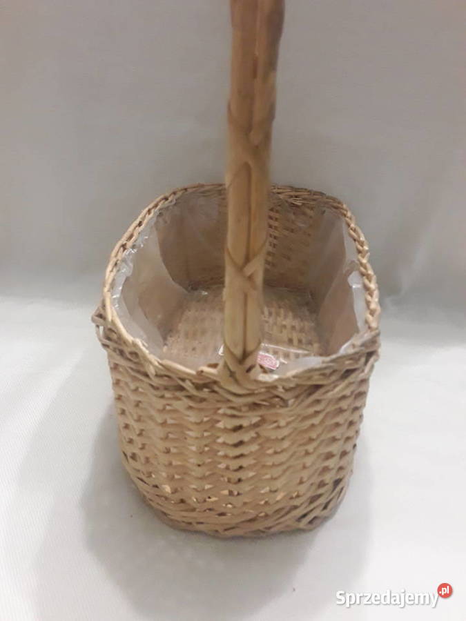 KOSZYK STOJACY OZDOBNY wiklina osłonka na kwiaty Zamość