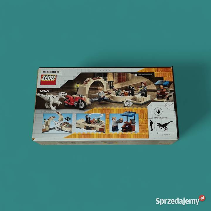 Lego Pudełko i Instrukcje 76945 Atrociraptor Klocki Warszawa
