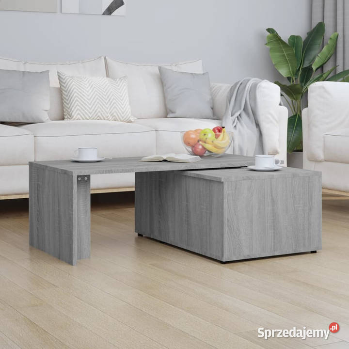 Stolik kawowy szary dąb sonoma 150x50x35 Warszawa