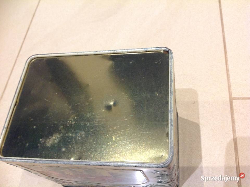 Stara Puszka Metalowa Herbatnikach Ferdinand Nowa Sól