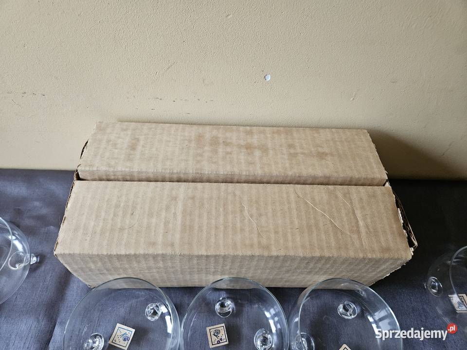 Szklane miseczki na nóżkach z okresu PRLu Warszawa