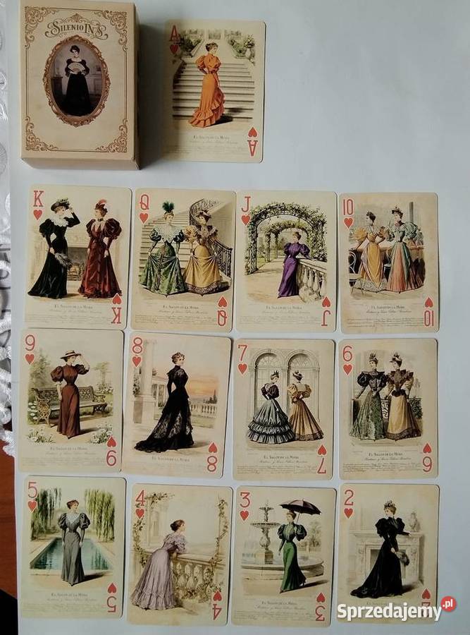 Karty do gry w stylu vintage Żory