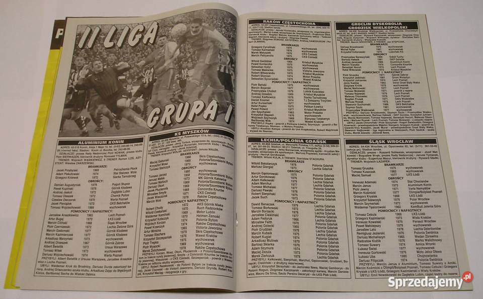 MAGAZYN SPORTOWY SKARB KIBICA LIGA 1999 łódzkie Łódź
