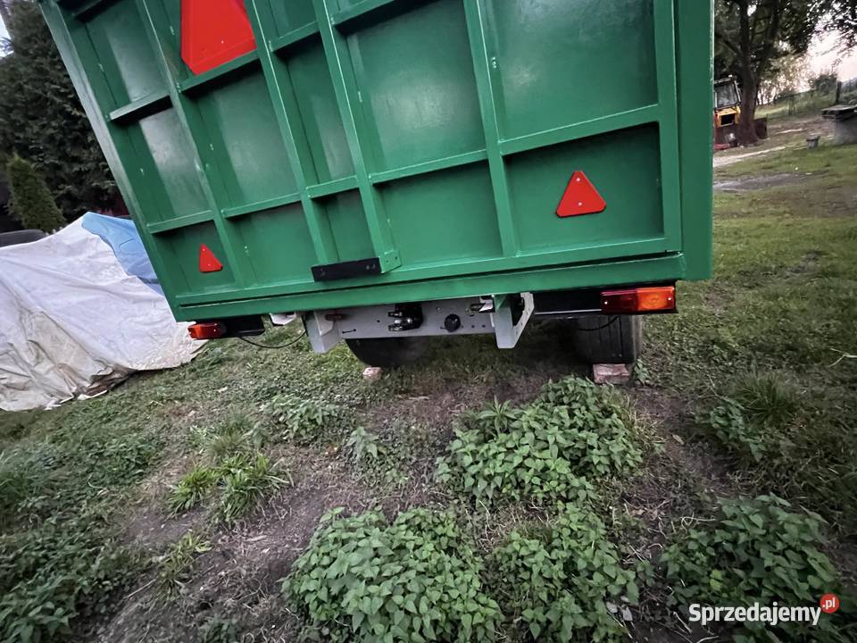 Przyczepa wywrotka 1 osiową wywrot na tył Koziegłowy