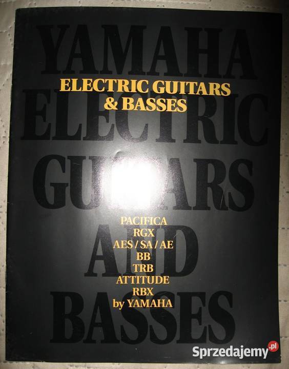 Yamaha Electric Guitars Basses Catalog 1994 Muzyka Kępice