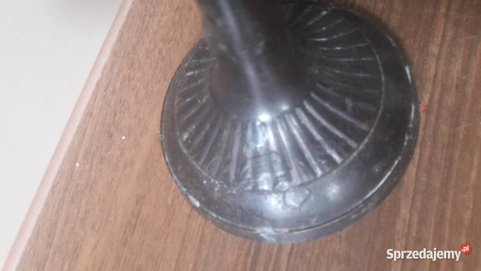 Mosiężny patynowany świecznik stylizowany 2 Radom sprzedam