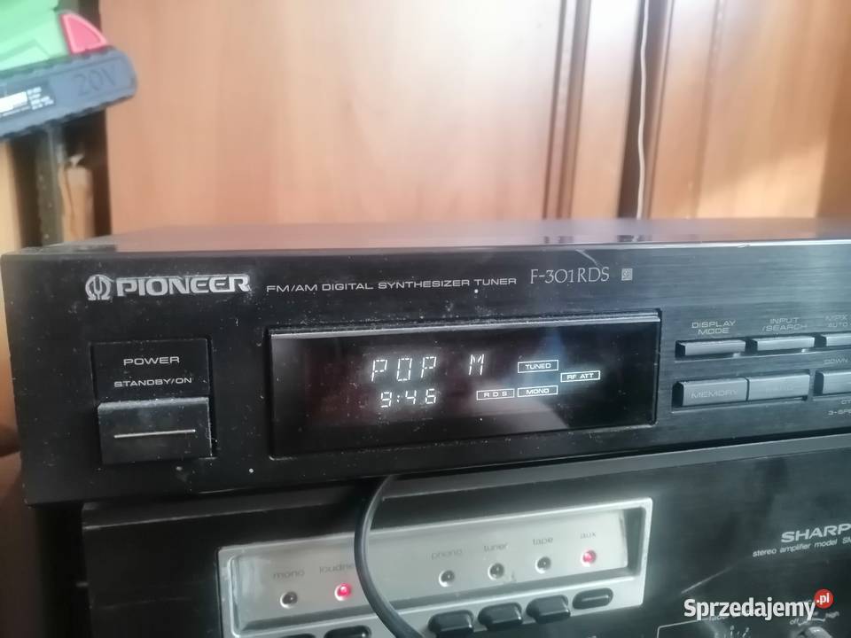 Tuner radiowy cyfrowy Pioneer F301RDS czarny Radioodtwarzacze Legnica sprzedam