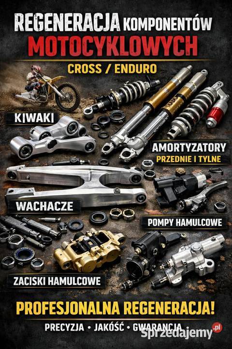 Regeneracja komponentów motocyklowych Walewice