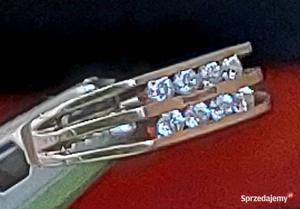 Pierścionek Damski Żółte Złoto 585 14k Cyrkonie mazowieckie Grodzisk Mazowiecki