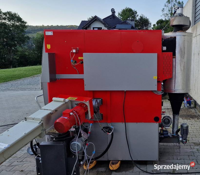 Piec Hargassner 200kw zrębka zrębki trocina Poręba Wielka