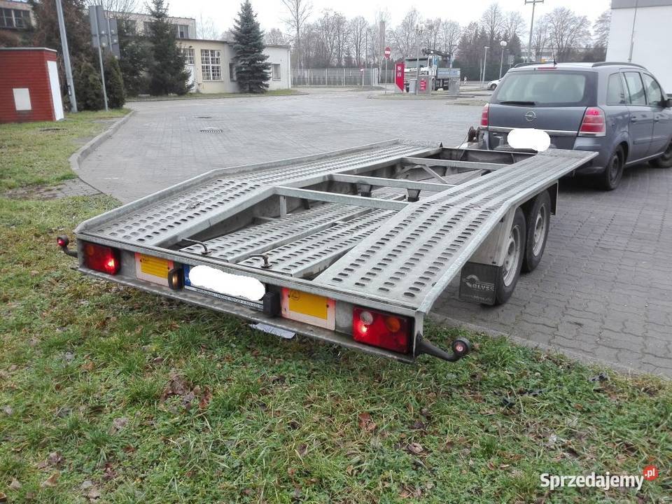 Przyczepa laweta BORO szwajcarka zarejestrowana Rok produkcji 2008 Lawety Ostrów Wielkopolski