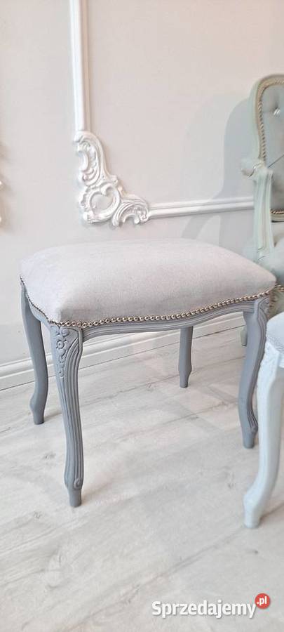 Stylowa pufa podnóżek fotel Ludwik Ludwikowska zachodniopomorskie sprzedam