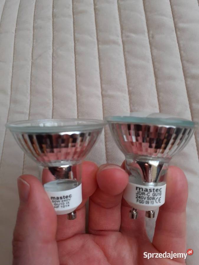Żarówki halogenowe Mastec GU10 50W 240 V nowe Gniezno sprzedam