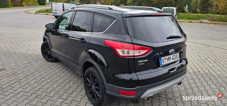 Świeżo sprowadzony Ford Kuga z 2014 roku światła przeciwmgielne lubelskie Krasnobród