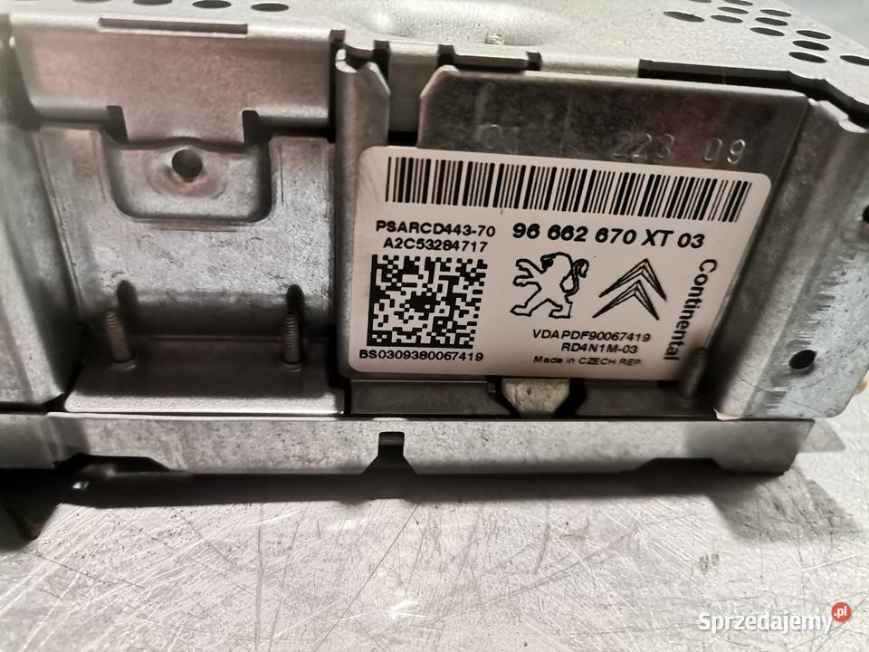 RADIO FABRYCZNE 96662670XT CITROEN C4 PICASSO Nowy Sącz