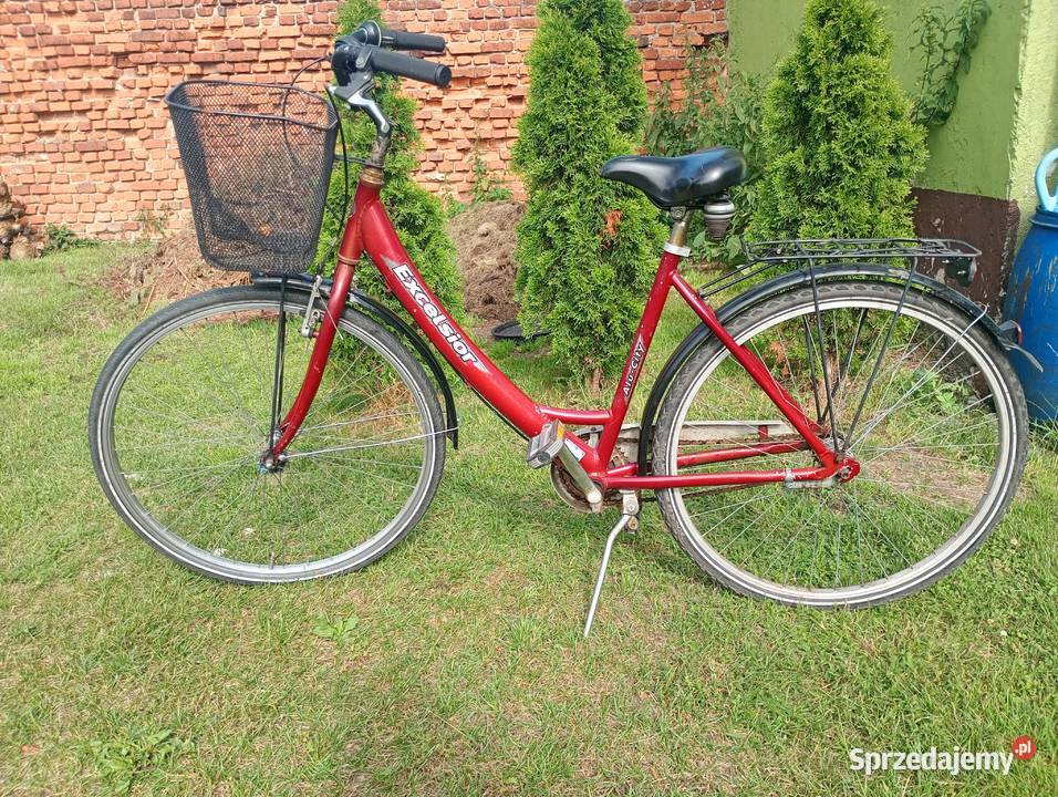 Rower damski Excelsior 28 aluminium 3 biegi stan Ostrów Wielkopolski
