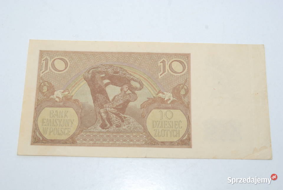 Stary banknot 10 złotych 1940 antyk rzadki