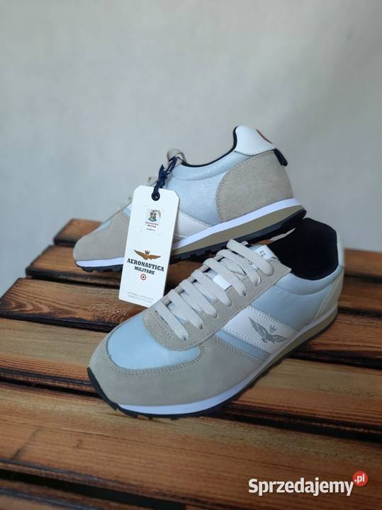 AERONAUTICA MILITARE buty sneakersy białe 389 mazowieckie Warszawa