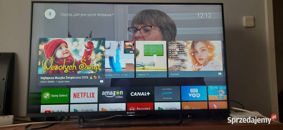 Sony kdl 43w755c smarttvwifi android dvbt2 Sosnowiec