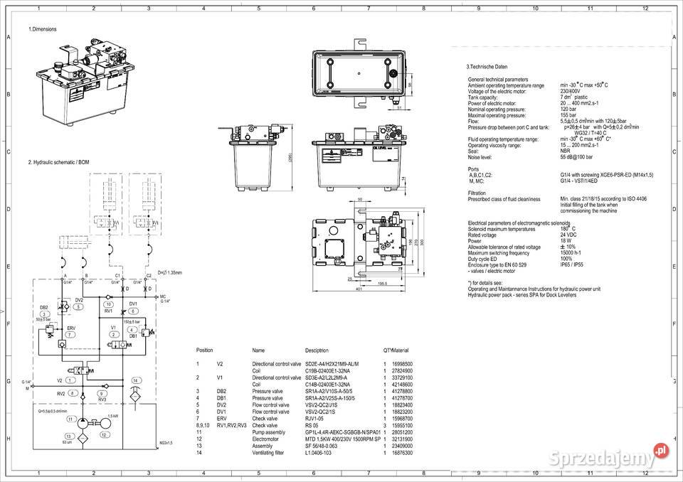 Zasilacz rampy hydraulicznej ArgoHytos 31628500 dolnośląskie Wrocław