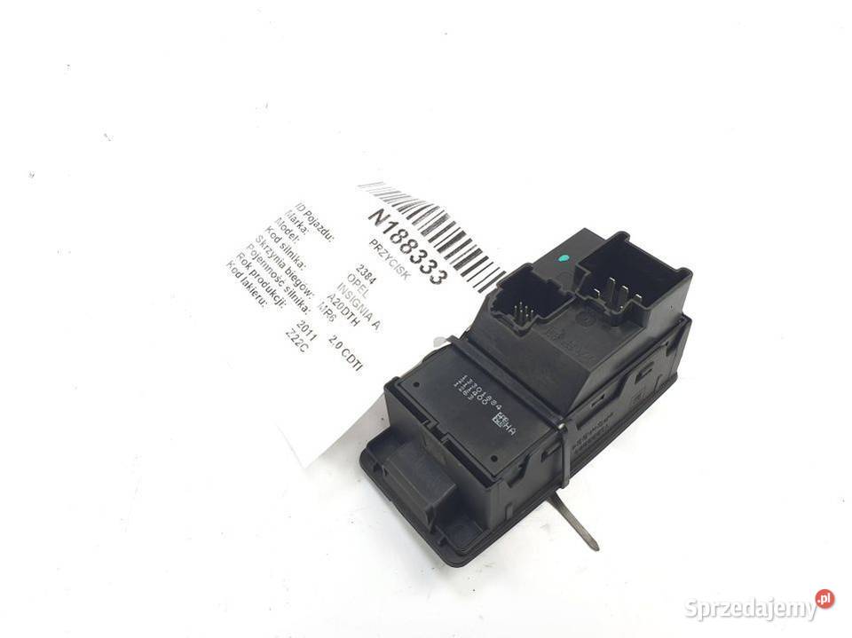 PRZYCISK OPEL INSIGNIA A SZYBY 13301884 Lipno
