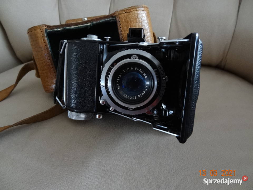 Aparat BELTICA zabytkowy obłożony SKÓRĄ Bydgoszcz sprzedam