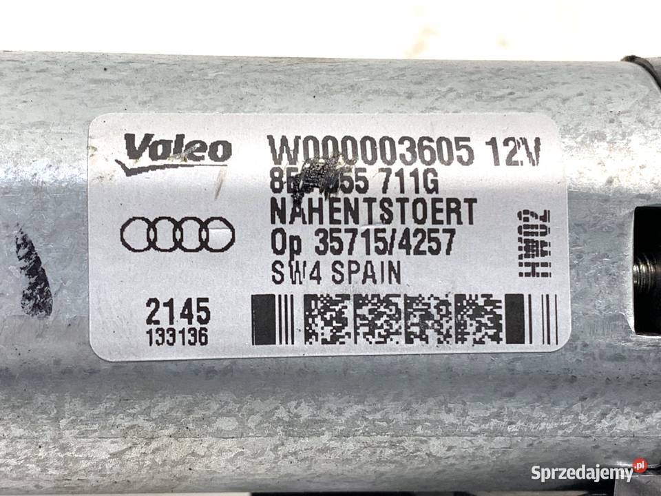 SILNIK WYCIERACZEK TYŁ AUDI Q7 4L 8E9955711G osobowe