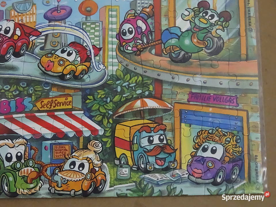 Kolekcjonerskie Puzzle Kinder Niespodzianka 1999 Biłgoraj