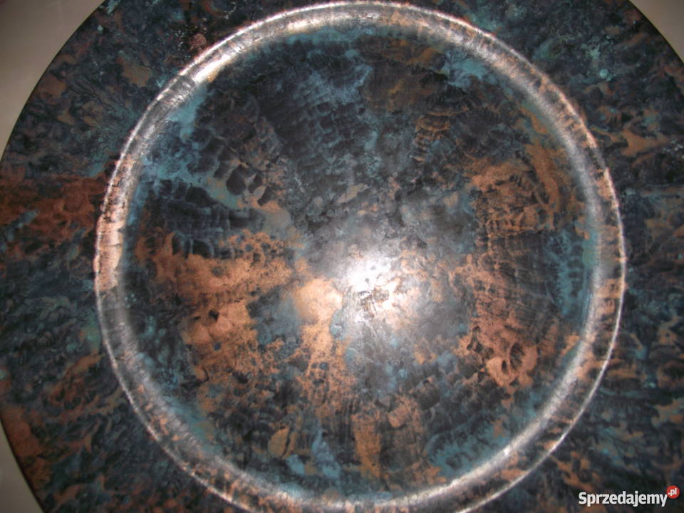 MAŁA PATYNOWANA CZARECZKA Z PLATERU ART DECO Piła
