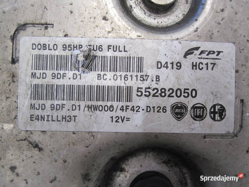 FIAT DOBLO 17r 13 CDTI komputer sterownik świętokrzyskie Kielce