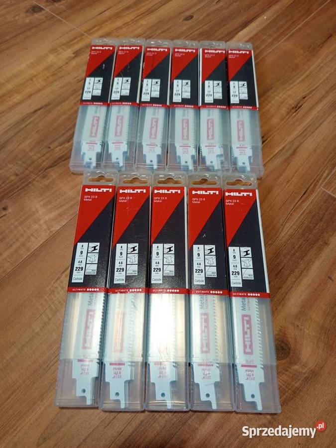 HILTI Brzeszczoty do stali nierdzewnej Katowice sprzedam