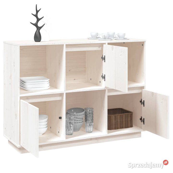 Szafka biała 1105x35x80 lite drewno sosnowe Warszawa