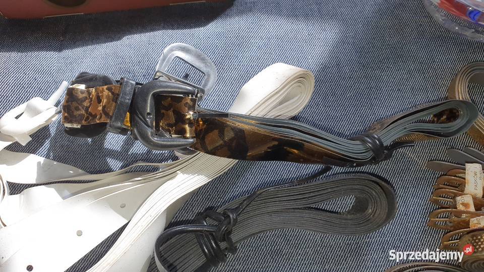 Paski stare PRL kolekcja produkcja Łomianki nowe Warszawa