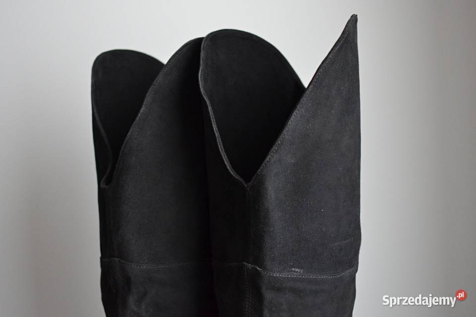 Muszkieterki kozaki zamszowe na szpilce Vanilla Inna marka podlaskie Białystok