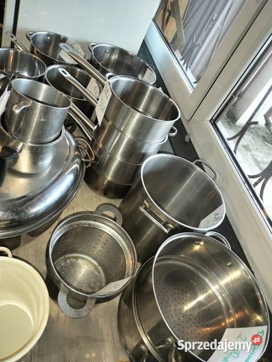 Garnki rondle gastronomiczne opakowania sprzedam