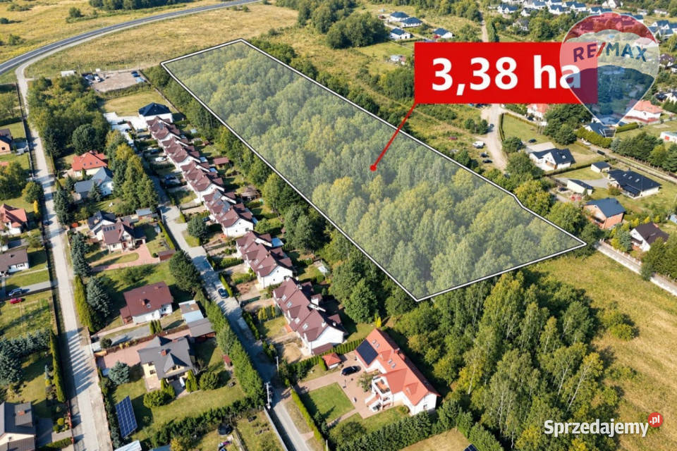 Grunty inwestycyjne 338 ha Kozery Grodzisk Maz budowlana sprzedam