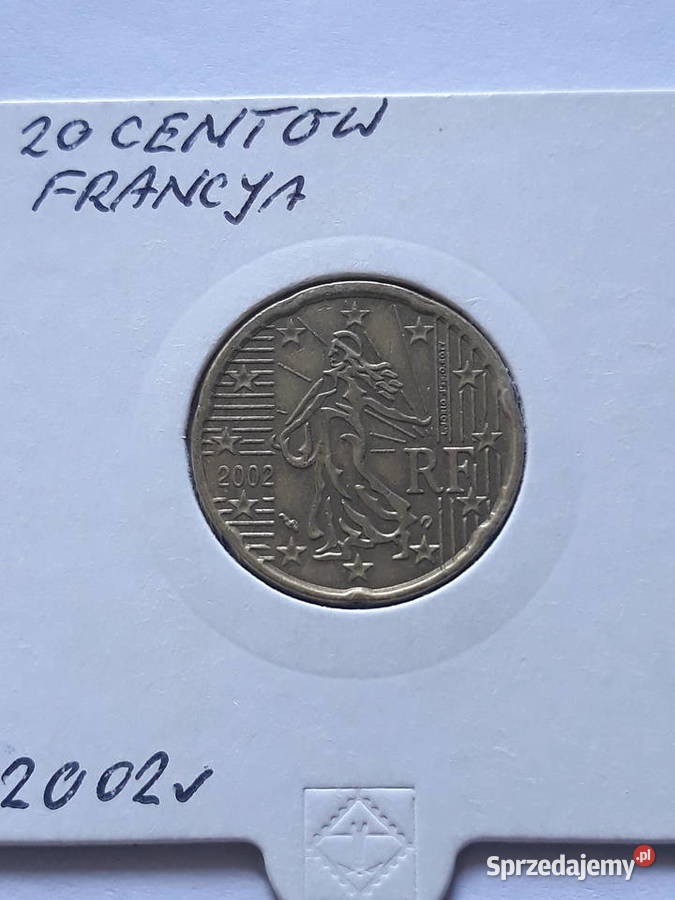20 Eurocentów Francja 20002002 r Numizmatyka