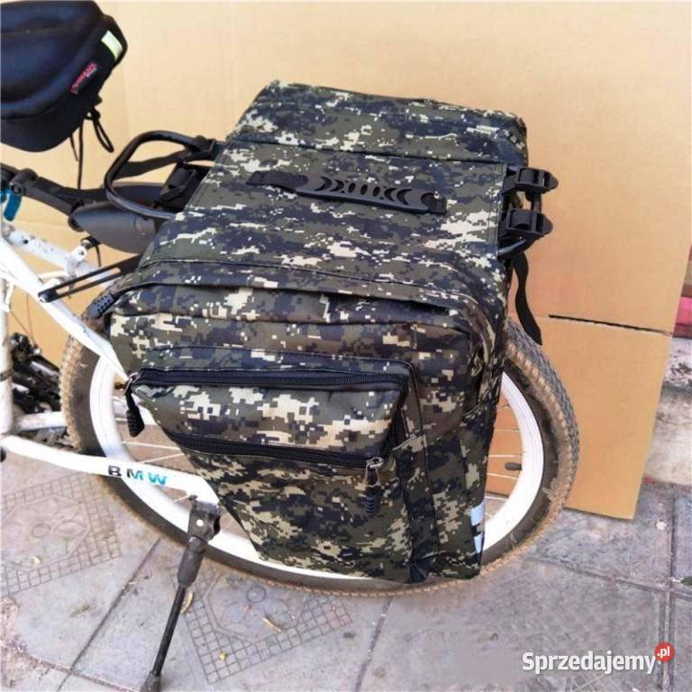 Sakwa NOWA 2 kom material wodoodporny Retro Warszawa