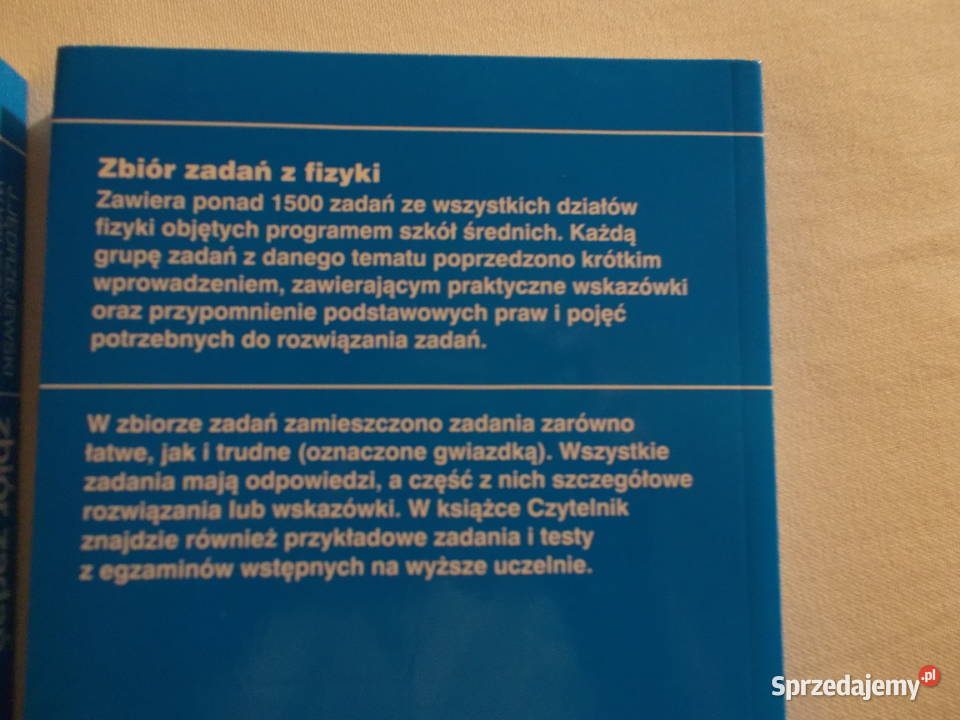 Zbiór zadań z fizyki t1 i 2 Jędrzejewski Kruczek wielkopolskie Poznań sprzedam