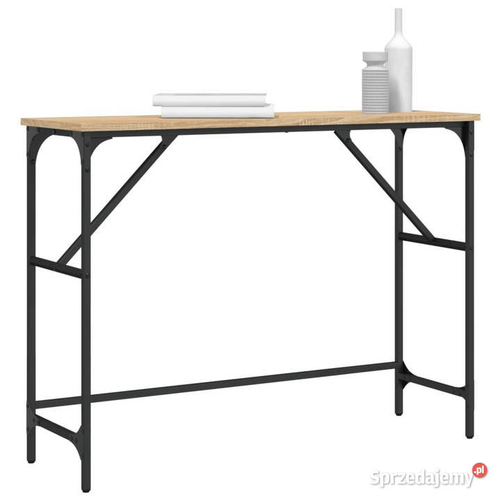 Stolik konsolowy dąb sonoma 100x32x75 WM834056 Warszawa