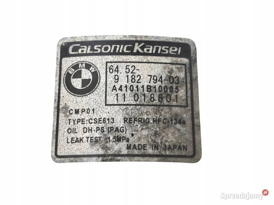 SPRĘŻARKA KLIMATYZACJI BMW E90 E87 20i N43B20A osobowe