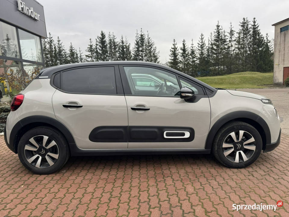 Citroen C3 12 Turbo 110 automat AT6 III 2016 beżowy Giżycko