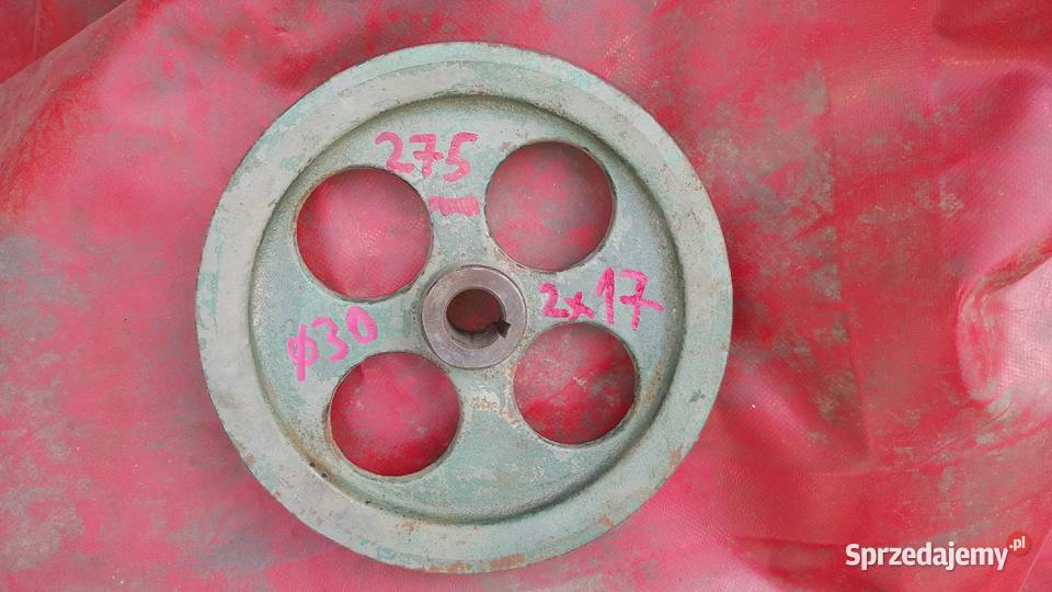 Koła pasowe 275mm fi30 2x17 sprzedam