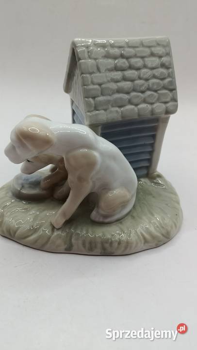 Figurka dekoracyjna pary psów budzie