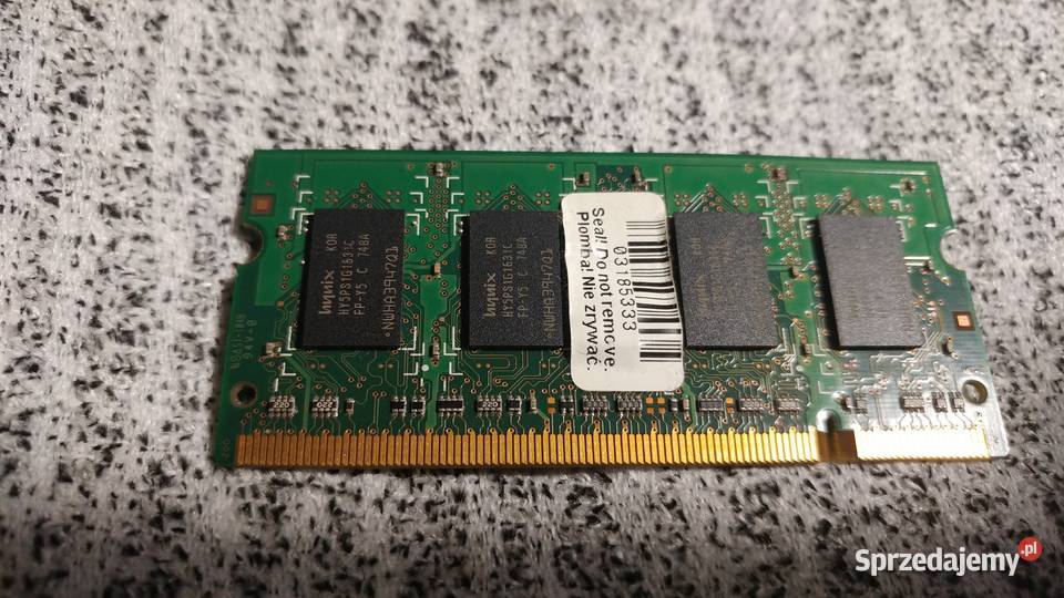 Pamięć do laptopa Hynix DDR2 1 GB łódzkie Opoczno sprzedam