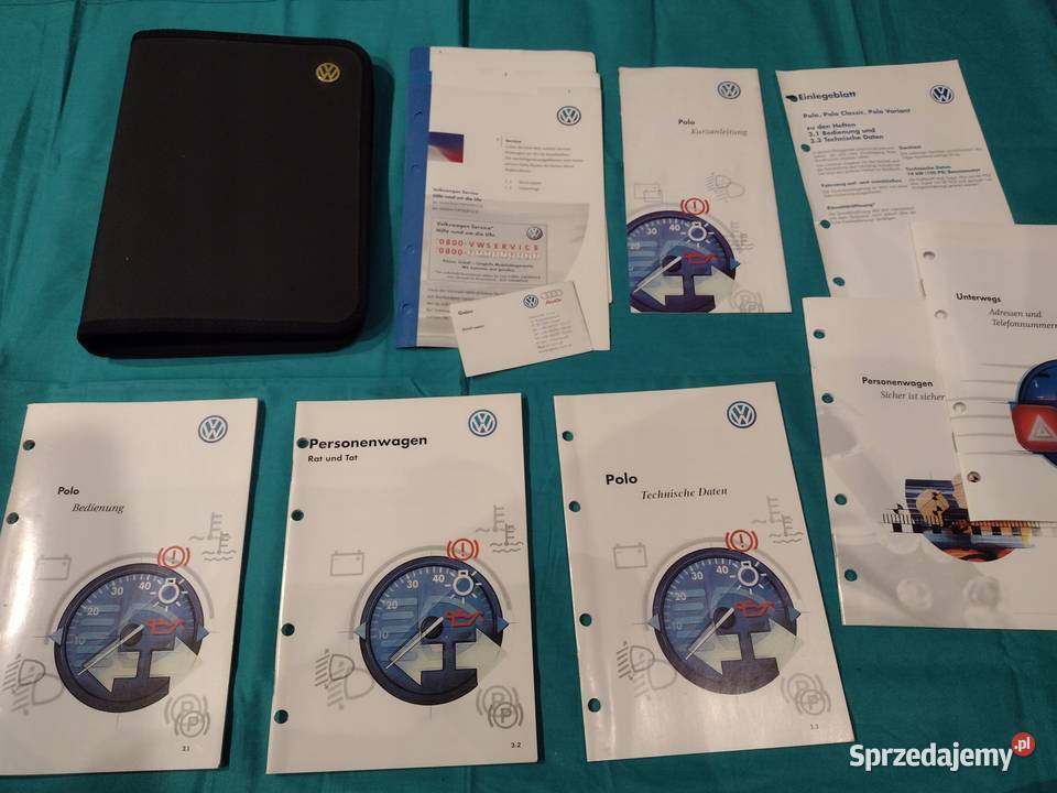 VOLKSWAGEN POLO 3 Instrukcja Obsługi książka sprzedam