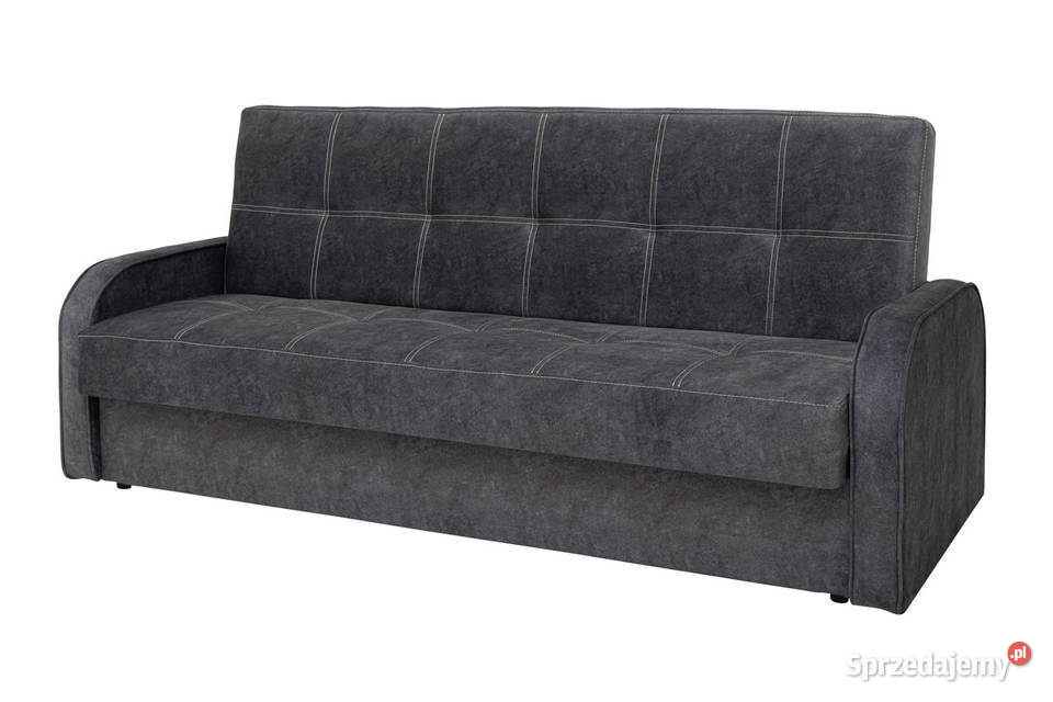 Wersalka Tapicerowana Ciemnoszara Nowoczesna 215cm podkarpackie Nowa Dęba